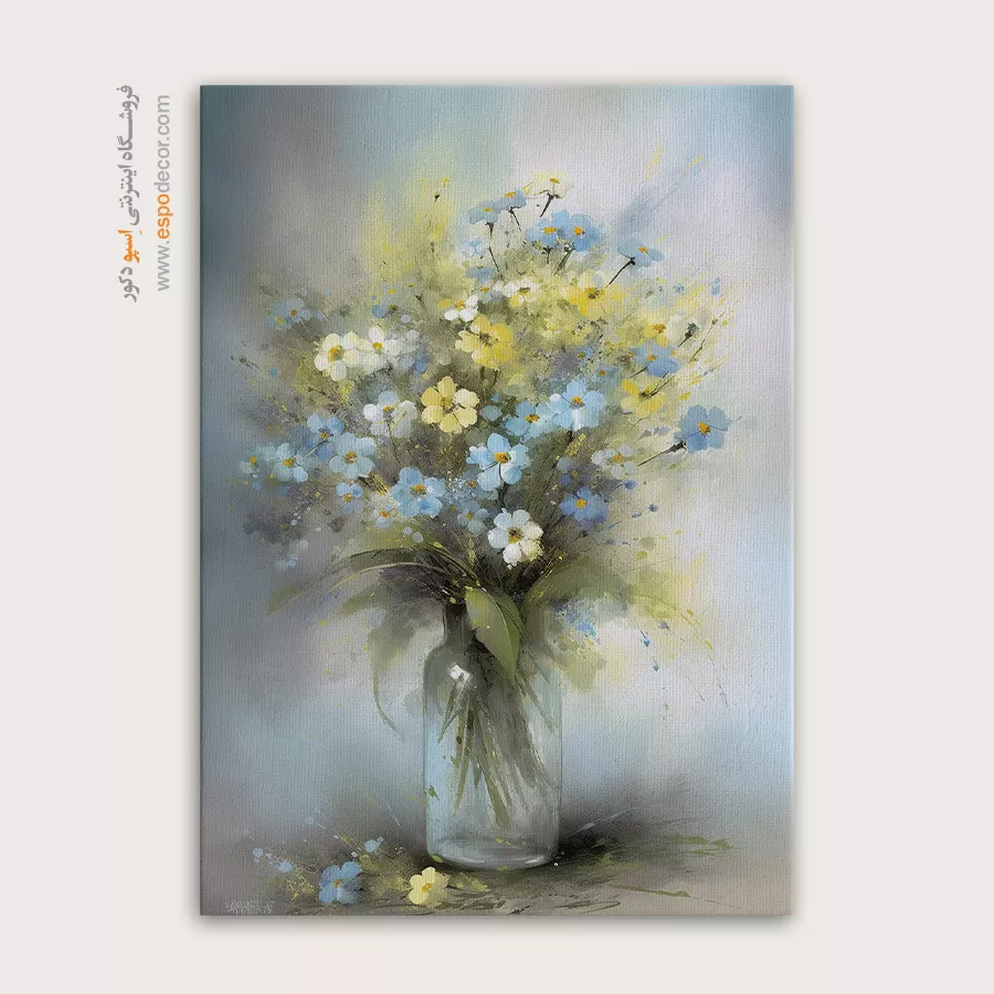 تابلو طرح آبرنگی - اسپو دکور