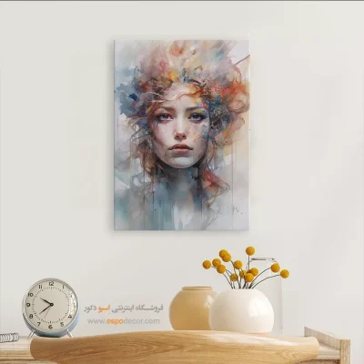 تابلو طرح آبرنگی - اسپو دکور