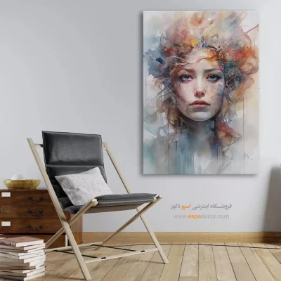 تابلو طرح آبرنگی - اسپو دکور