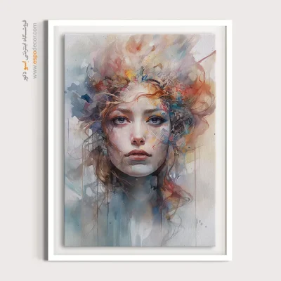 تابلو طرح آبرنگی - اسپو دکور