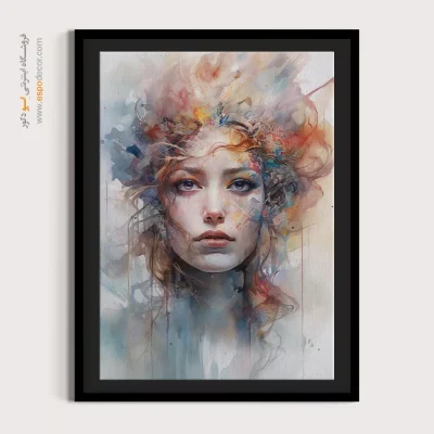 تابلو طرح آبرنگی - اسپو دکور