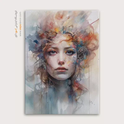 تابلو طرح آبرنگی - اسپو دکور