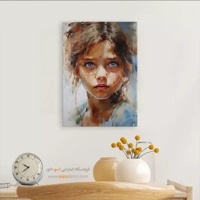 تابلو طرح آبرنگی - اسپو دکور