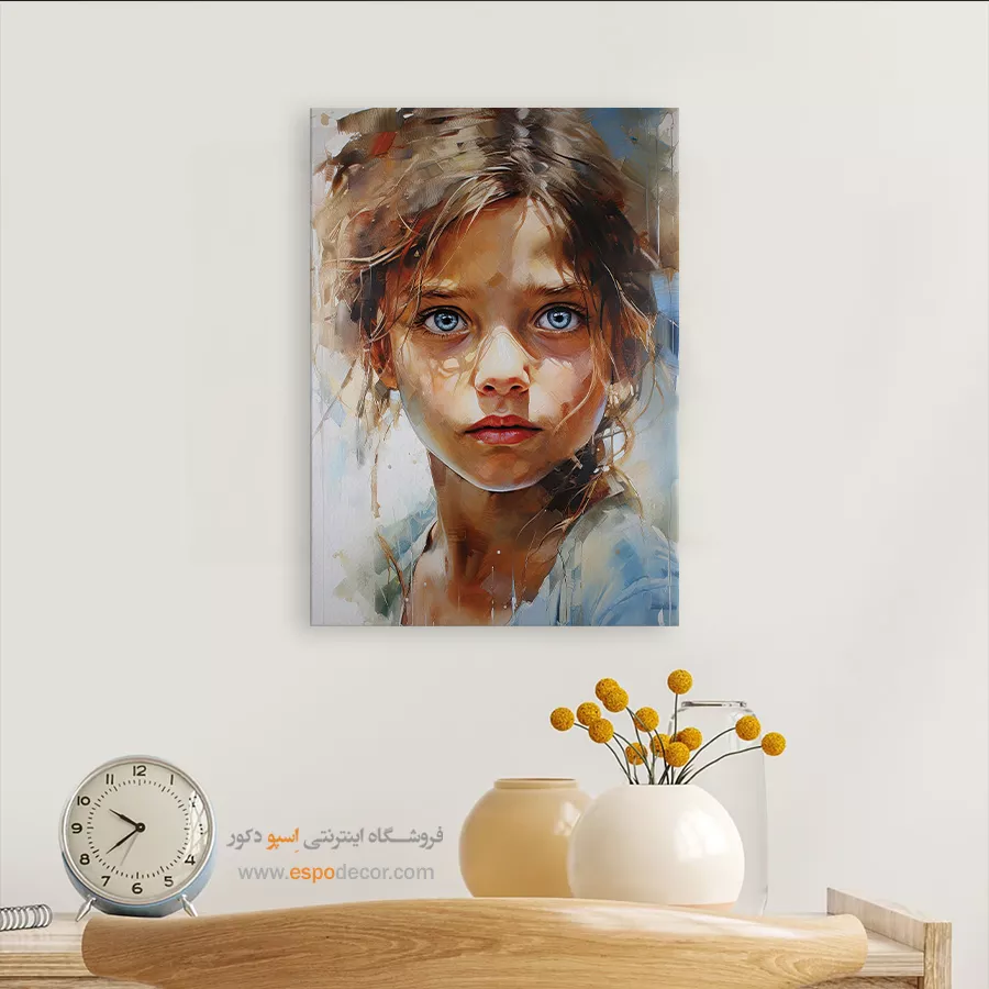 تابلو طرح آبرنگی - اسپو دکور