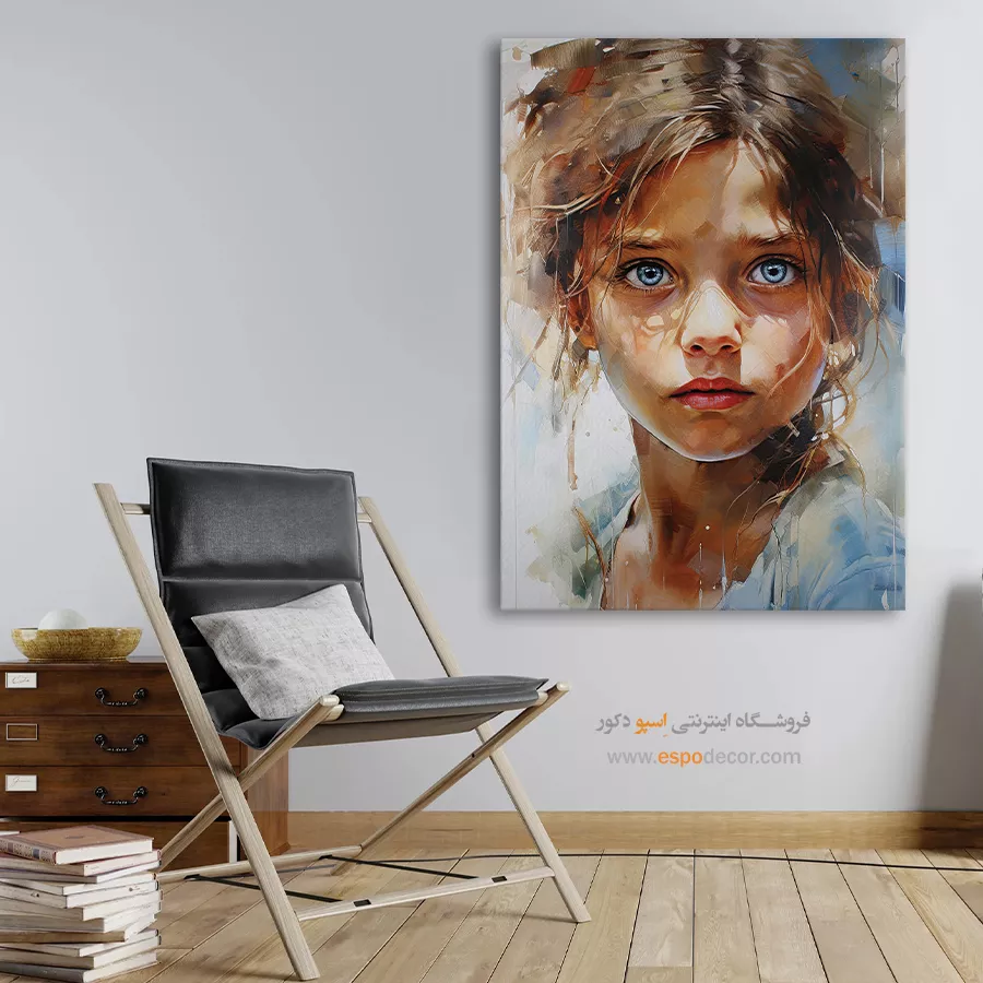 تابلو طرح آبرنگی - اسپو دکور
