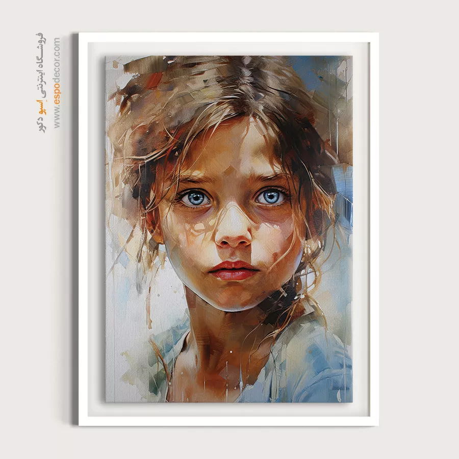 تابلو طرح آبرنگی - اسپو دکور