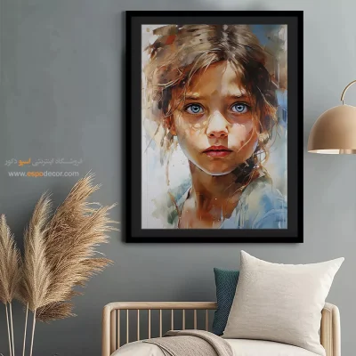 تابلو طرح آبرنگی - اسپو دکور