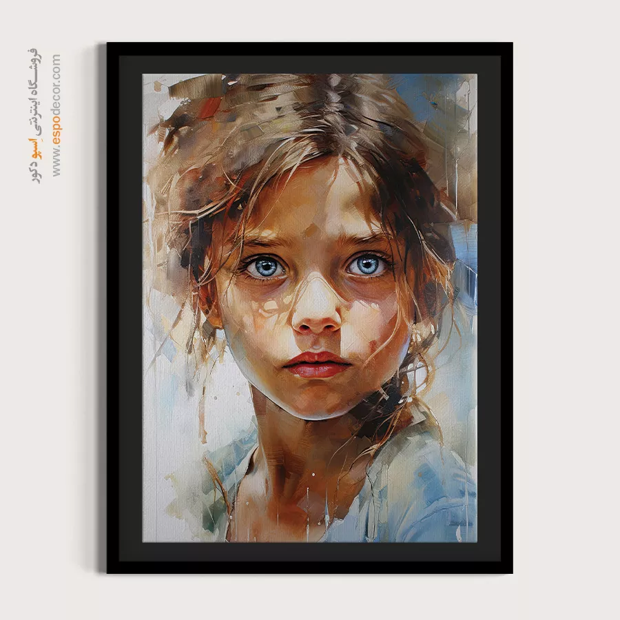 تابلو طرح آبرنگی - اسپو دکور