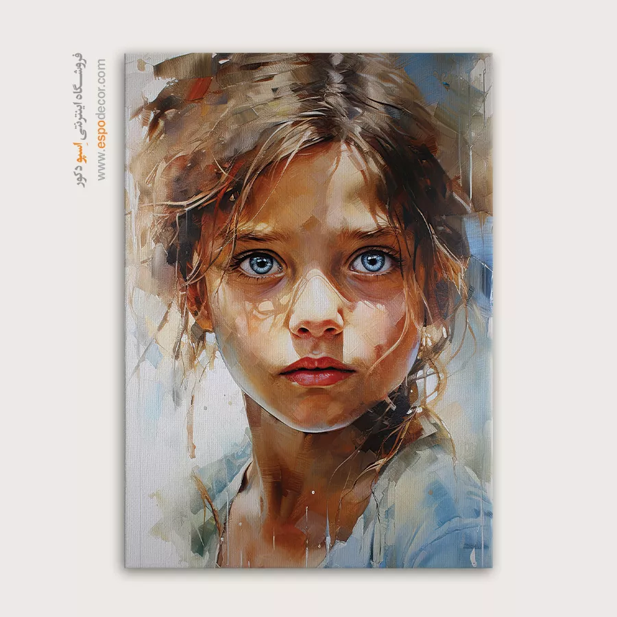 تابلو طرح آبرنگی - اسپو دکور