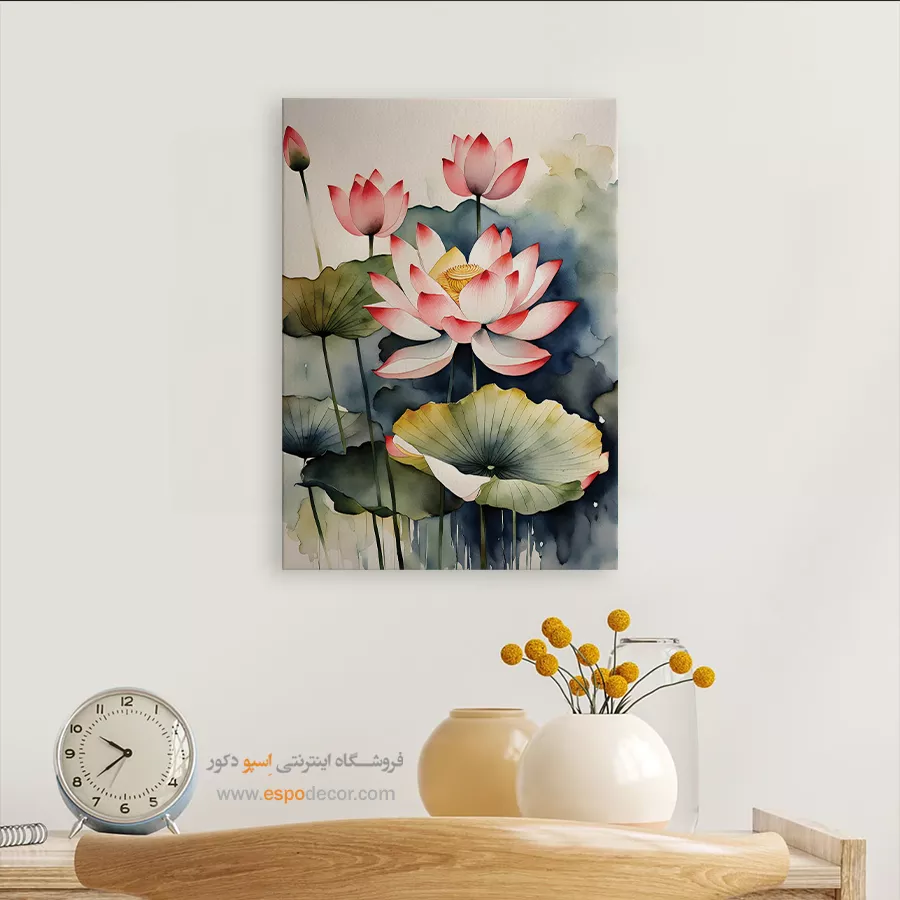 تابلو طرح آبرنگی - اسپو دکور