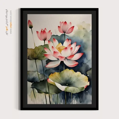 تابلو طرح آبرنگی - اسپو دکور