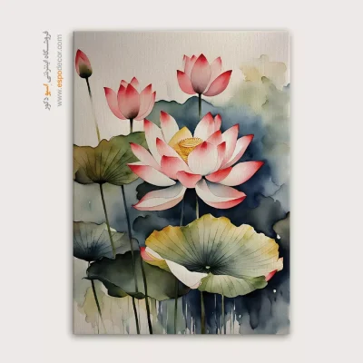 تابلو طرح آبرنگی - اسپو دکور