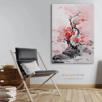تابلو طرح آبرنگی - اسپو دکور
