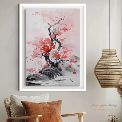 تابلو طرح آبرنگی - اسپو دکور