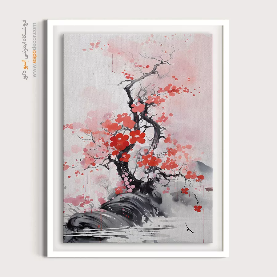 تابلو طرح آبرنگی - اسپو دکور