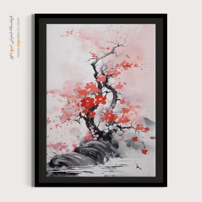 تابلو طرح آبرنگی - اسپو دکور