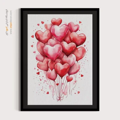 تابلو طرح آبرنگی - اسپو دکور