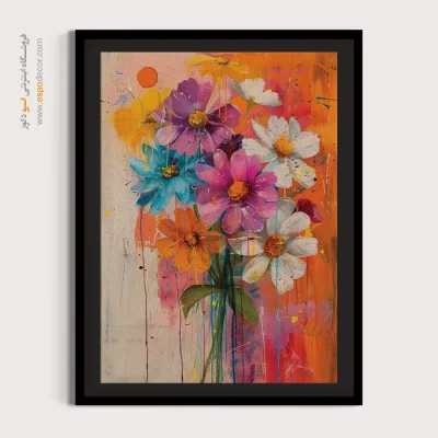 تابلو طرح آبرنگی - اسپو دکور