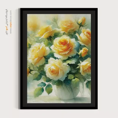 تابلو طرح آبرنگی - اسپو دکور