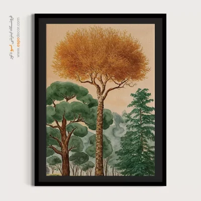 تابلو طرح آبرنگی - اسپو دکور