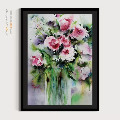 تابلو طرح آبرنگی - اسپو دکور