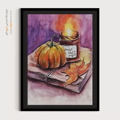 تابلو طرح آبرنگی - اسپو دکور