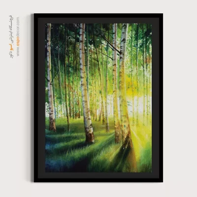 تابلو طرح آبرنگی - اسپو دکور