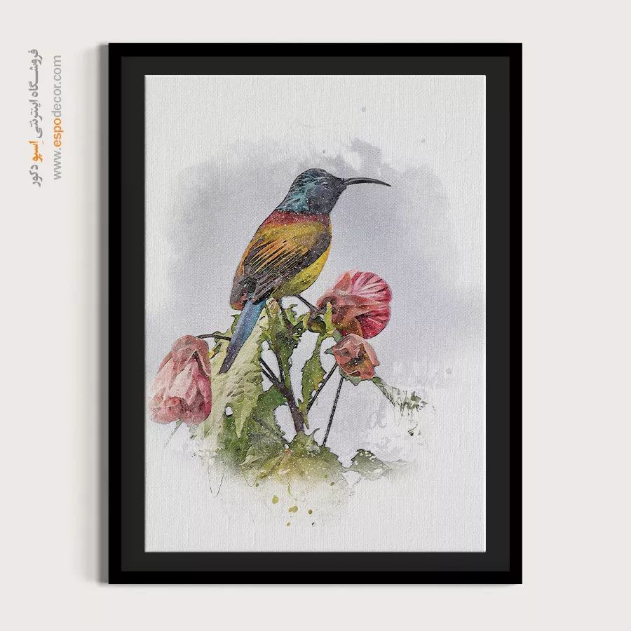 تابلو طرح آبرنگی - اسپو دکور