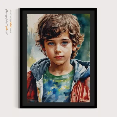 تابلو طرح آبرنگی - اسپو دکور