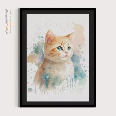 تابلو طرح آبرنگی - اسپو دکور