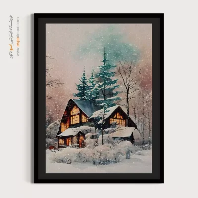 تابلو طرح آبرنگی - اسپو دکور