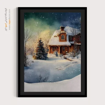 تابلو طرح آبرنگی - اسپو دکور