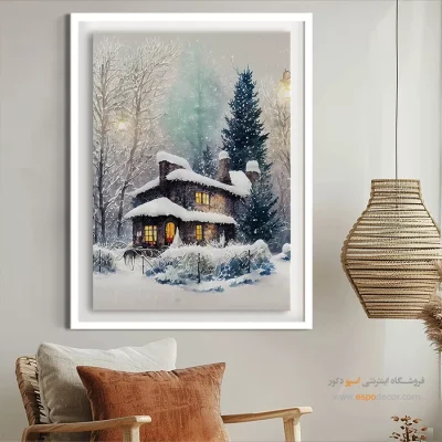 تابلو طرح آبرنگی - اسپو دکور