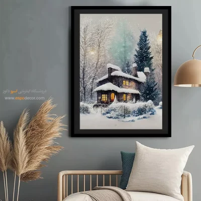 تابلو طرح آبرنگی - اسپو دکور