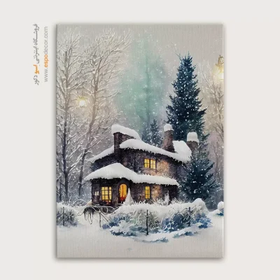 تابلو طرح آبرنگی - اسپو دکور