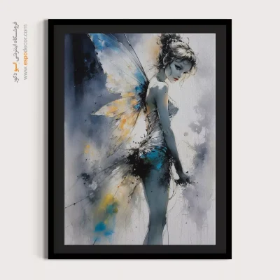 تابلو طرح آبرنگی - اسپو دکور