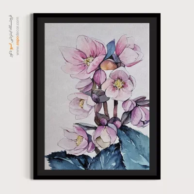 تابلو طرح آبرنگی - اسپو دکور