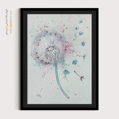 تابلو طرح آبرنگی - اسپو دکور