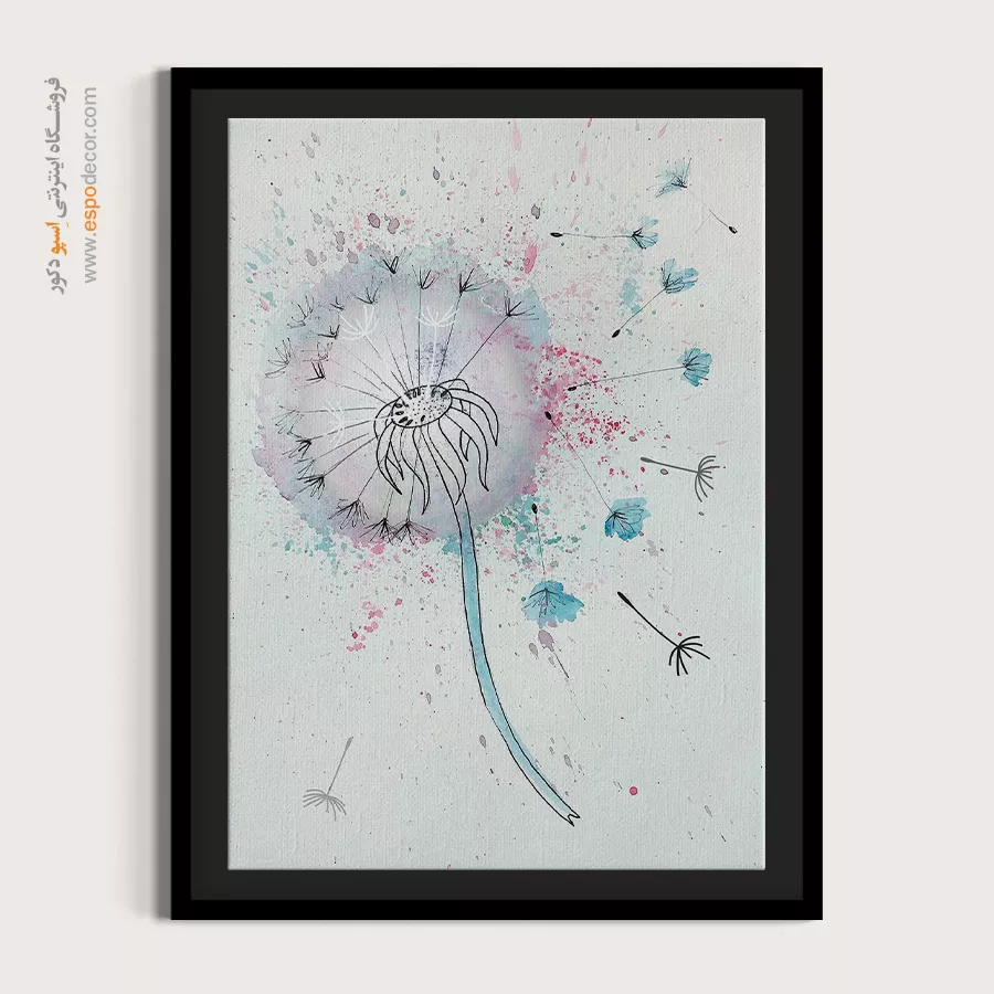 تابلو طرح آبرنگی - اسپو دکور