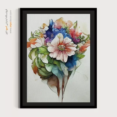 تابلو طرح آبرنگی - اسپو دکور