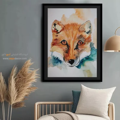 تابلو طرح آبرنگی - اسپو دکور