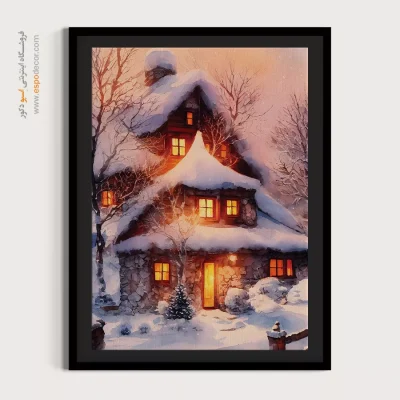 تابلو طرح آبرنگی - اسپو دکور