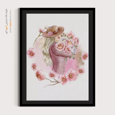 تابلو طرح آبرنگی - اسپو دکور