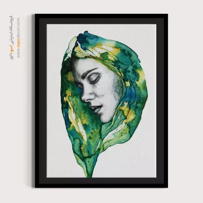 تابلو طرح آبرنگی - اسپو دکور