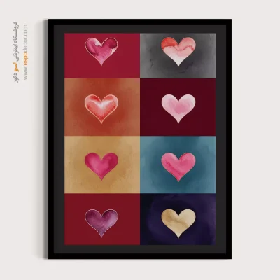 تابلو طرح آبرنگی - اسپو دکور