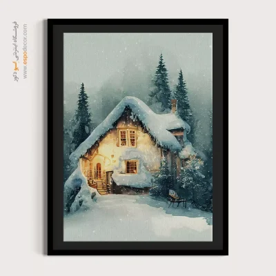 تابلو طرح آبرنگی - اسپو دکور