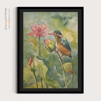 تابلو طرح آبرنگی - اسپو دکور