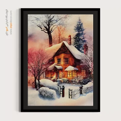 تابلو طرح آبرنگی - اسپو دکور