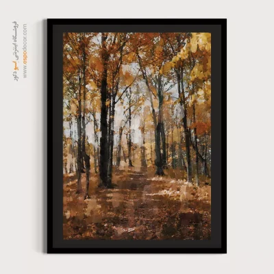 تابلو طرح آبرنگی - اسپو دکور