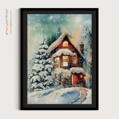 تابلو طرح آبرنگی - اسپو دکور